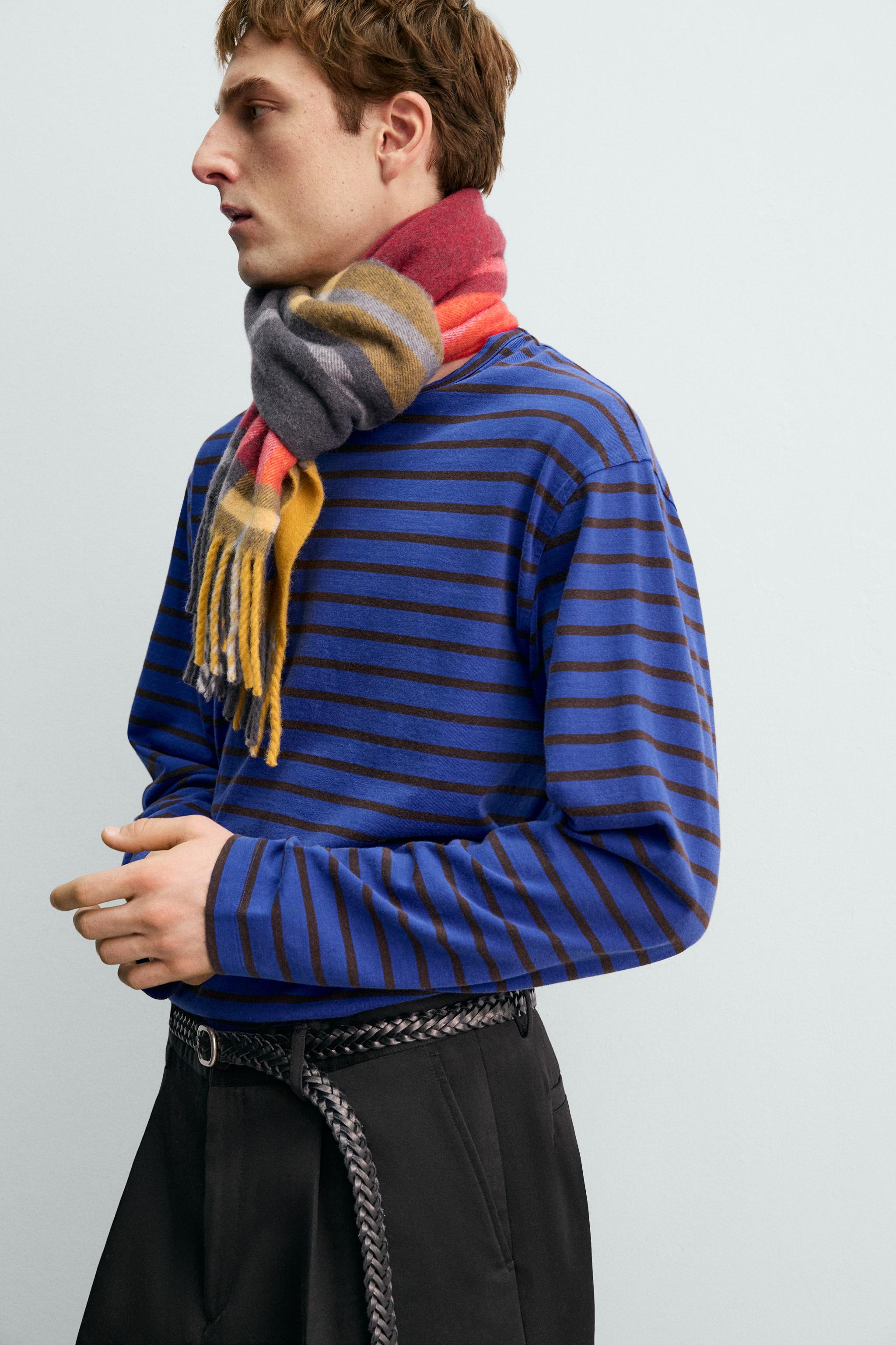 STRIPED JACQUARD T-SHIRT AARON LEVINE X ZARA
